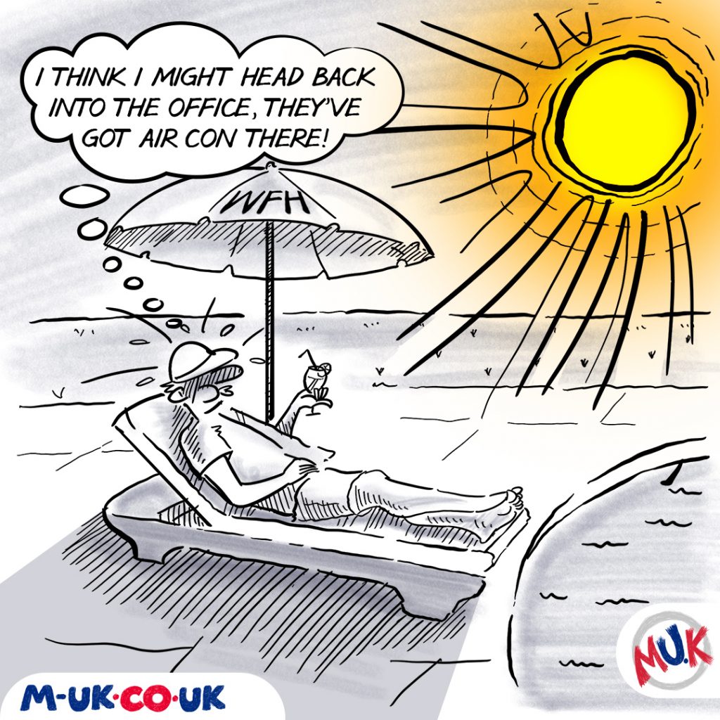 Heatwave in UK - go back to office with aircon