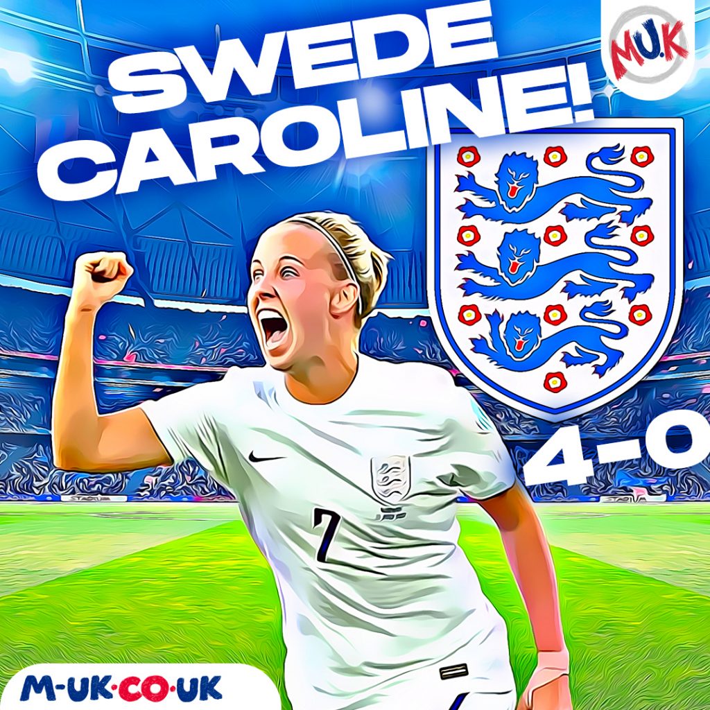 Swede Caroline lionesses win 4-0 agaist Sweden